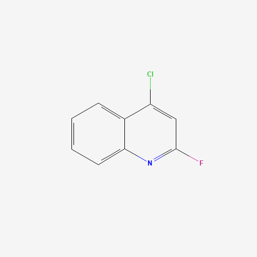 Molecular Structure of 179488-07-4 (4-Chloro-2-fluoroquinoline)