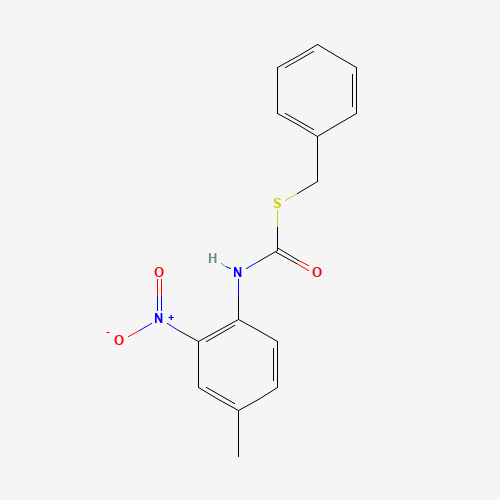 Molecular Structure of 195140-23-9 (S-Benzyl N-(4-methyl-2-nitrophenyl)thiocarbamate)