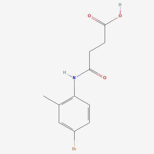 Molecular Structure of 196082-34-5 (4-((4-Bromo-2-methylphenyl)amino)-4-oxobutanoic acid)