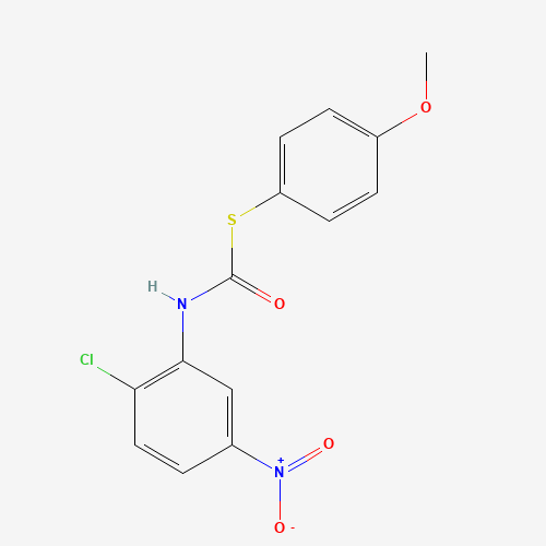 Molecular Structure of 199585-01-8 (S-(4-Methoxyphenyl) N-(2-chloro-5-nitrophenyl)thiocarbamate)