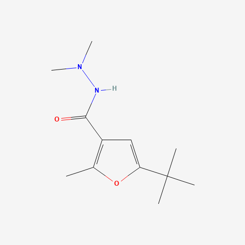 Molecular Structure of 299921-25-8 (5-tert-butyl-N',N',2-trimethylfuran-3-carbohydrazide)