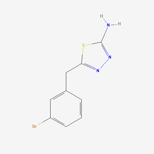 Molecular Structure of 299936-23-5 (5-[(3-Bromophenyl)methyl]-1,3,4-thiadiazol-2-amine)