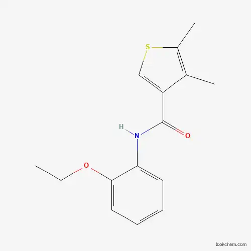 Molecular Structure of 774589-68-3 (N-(2-ethoxyphenyl)-4,5-dimethylthiophene-3-carboxamide)