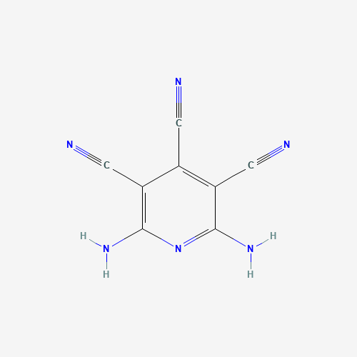 Molecular Structure of 79979-75-2 (2,6-Diaminopyridine-3,4,5-tricarbonitrile)