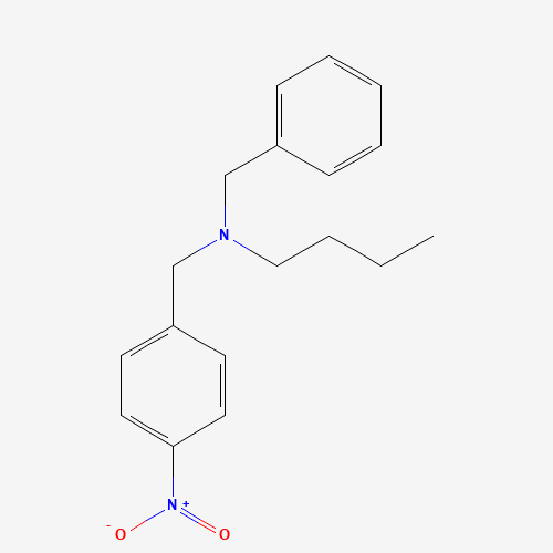 Molecular Structure of 177971-49-2 (Benzyl(butyl)[(4-nitrophenyl)methyl]amine)
