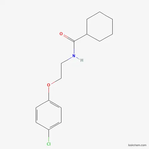 Molecular Structure of 296274-07-2 (N-[2-(4-chlorophenoxy)ethyl]cyclohexanecarboxamide)