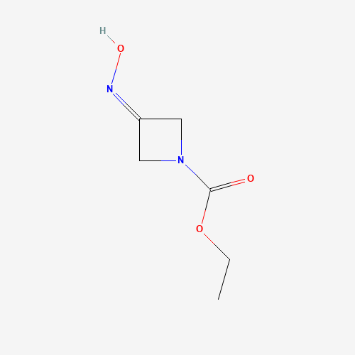 Molecular Structure of 105258-89-7 (Ethyl 3-(hydroxyimino)-1-azetidinecarboxylate)