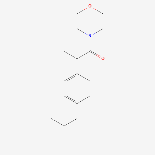 Molecular Structure of 110467-68-0 (4-(2-(p-Isobutylphenyl)propionyl)morpholine)