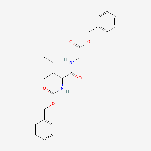 Molecular Structure of 118402-78-1 (Benzyl 2-(2-{[(benzyloxy)carbonyl]amino}-3-methylpentanamido)acetate)