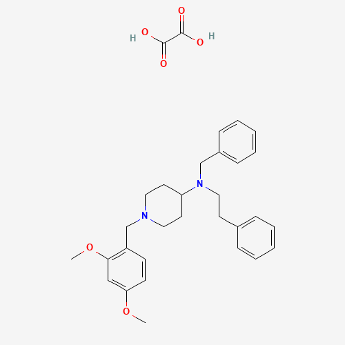Molecular Structure of 1185394-35-7 (N-benzyl-1-(2,4-dimethoxybenzyl)-N-(2-phenylethyl)-4-piperidinamine oxalate)