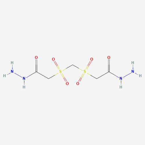 Molecular Structure of 166956-12-3 (2-[(2-Hydrazinyl-2-oxoethyl)sulfonylmethylsulfonyl]acetohydrazide)