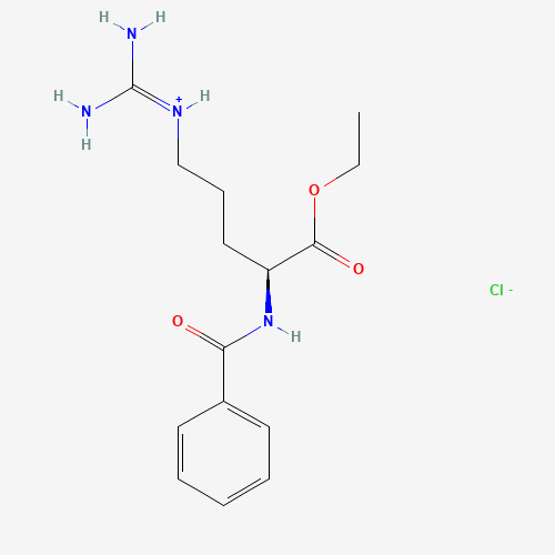 Molecular Structure of 16706-37-9 (Bz-Arg-OEt.HCl)