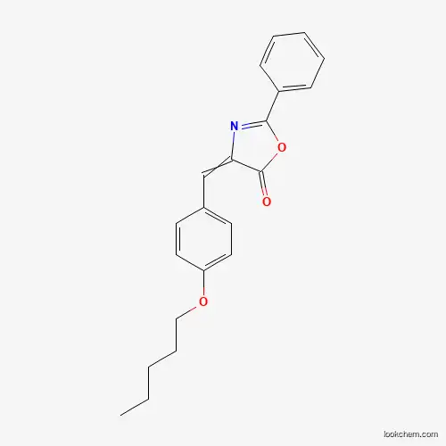 Molecular Structure of 296272-09-8 (4-[[4-(Pentyloxy)phenyl]methylene]-2-phenyl-5(4H)-oxazolone)