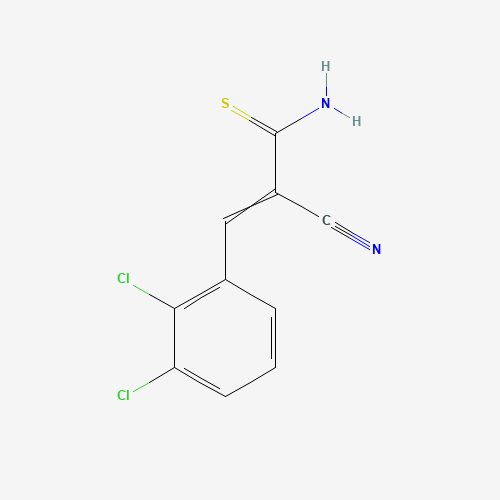 Molecular Structure of 299934-05-7 (2-Cyano-3-(2,3-dichlorophenyl)-2-propenethioamide)