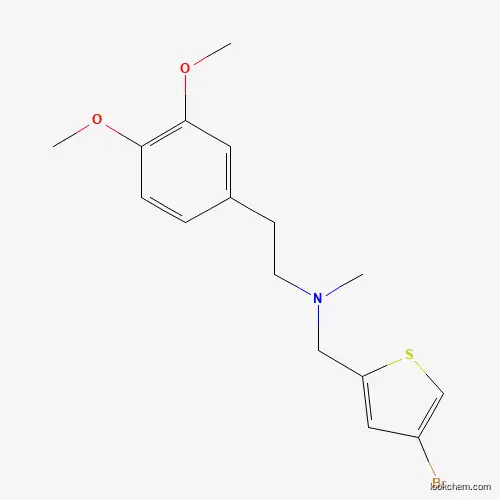 Molecular Structure of 331858-58-3 (4-Bromo-N-[2-(3,4-dimethoxyphenyl)ethyl]-N-methyl-2-thiophenemethanamine)