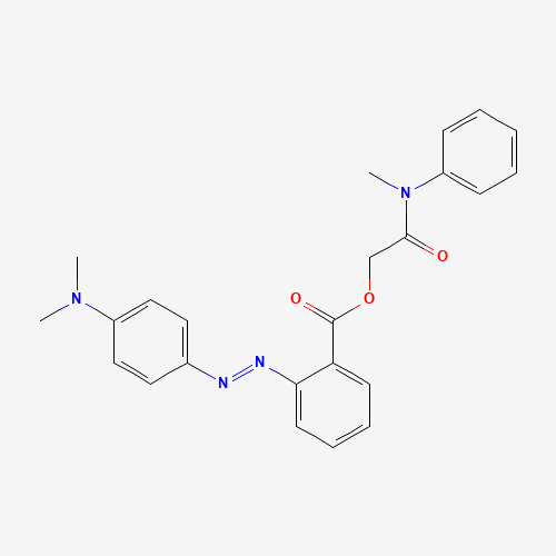 Molecular Structure of 1164464-84-9 (Benzoic acid, 2-[(1E)-2-[4-(dimethylamino)phenyl]diazenyl]-, 2-(methylphenylamino)-2-oxoethyl ester)