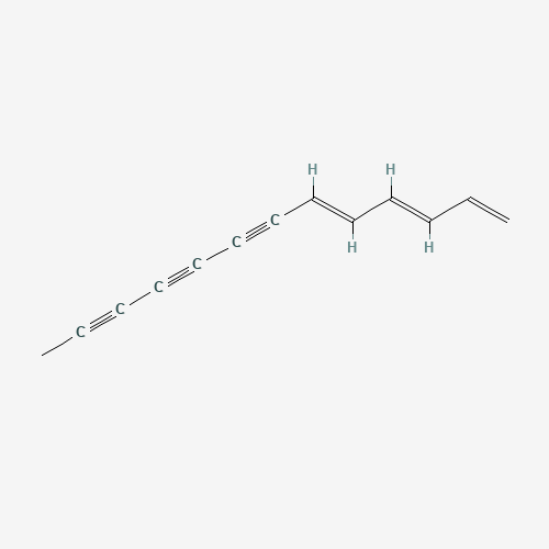 Molecular Structure of 126381-91-7 ((3E,5Z)-1,3,5-Tridecatriene-7,9,11-triyne)