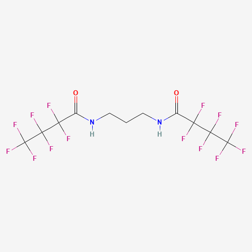 Molecular Structure of 149981-59-9 (N,N'-bis(Perfluorobutanoyl)1,3-propanediamine)