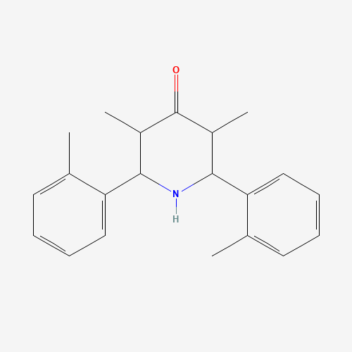 Molecular Structure of 151454-13-6 (3,5-Dimethyl-2,6-bis(2-methylphenyl)piperidin-4-one)