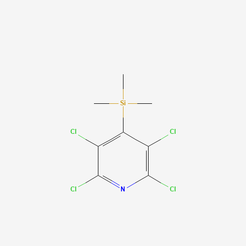 Molecular Structure of 18359-52-9 (2,3,5,6-Tetrachloro-4-(trimethylsilyl)pyridine)