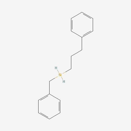 Molecular Structure of 195141-19-6 (Benzyl(3-phenylpropyl)silane)