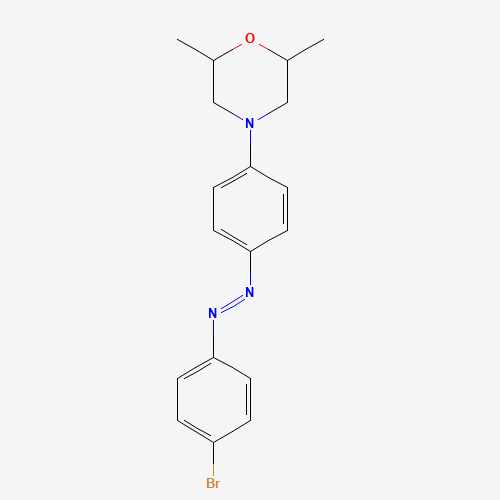 Molecular Structure of 195451-71-9 (4-(4-(4-Bromophenylazo)phenyl)-2,6-dimethylmorpholine)