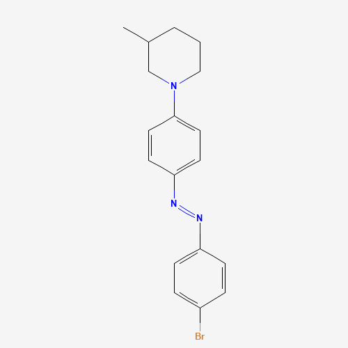 Molecular Structure of 195451-73-1 (1-(4-(4-Bromophenylazo)phenyl)-3-methylpiperidine)