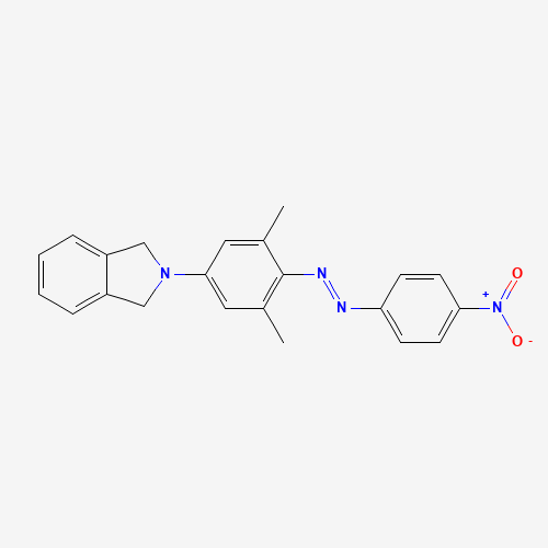 Molecular Structure of 198283-16-8 (2-(3,5-Dimethyl-4-(4-nitrophenylazo)phenyl)isoindoline)