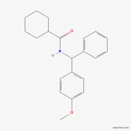 Molecular Structure of 296274-05-0 (N-[(4-Methoxyphenyl)phenylmethyl]cyclohexanecarboxamide)