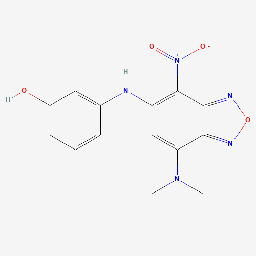 Molecular Structure of 799811-18-0 (3-[[7-(Dimethylamino)-4-nitro-2,1,3-benzoxadiazol-5-yl]amino]phenol)