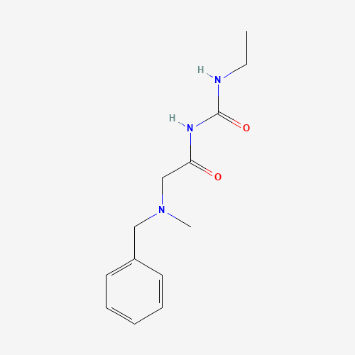 Molecular Structure of 1193387-84-6 (1-{2-[Benzyl(methyl)amino]acetyl}-3-ethylurea)