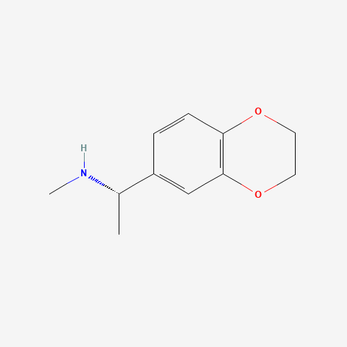 Molecular Structure of 1241682-39-2 ((alphaS)-2,3-Dihydro-N,alpha-dimethyl-1,4-benzodioxin-6-methanamine)