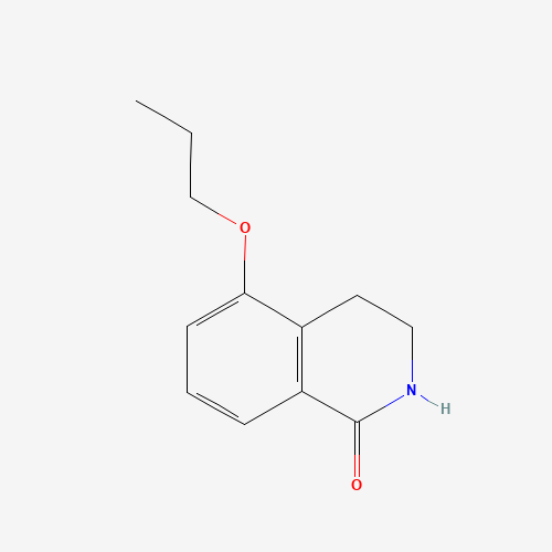 Molecular Structure of 129075-75-8 (1(2H)-Isoquinolinone, 3,4-dihydro-5-propoxy-)