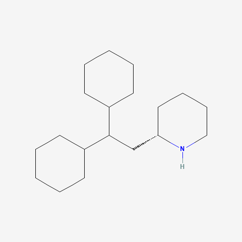 Molecular Structure of 1326703-86-9 ((2S)-2-(2,2-dicyclohexylethyl)piperidine)