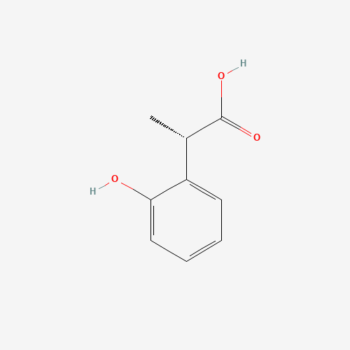 Molecular Structure of 153541-39-0 (2-(2-Hydroxyphenyl)propanoic acid, (2S)-)
