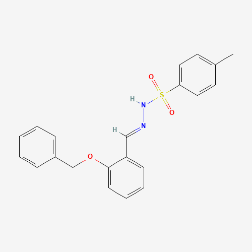 Molecular Structure of 194418-17-2 (N'-(2-(Benzyloxy)benzylidene)-4-methylbenzenesulfonohydrazide)