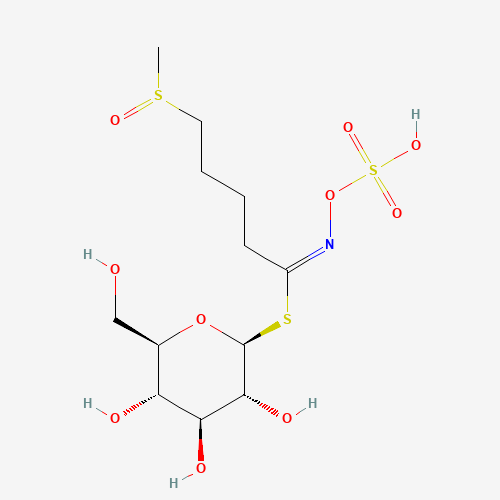 Molecular Structure of 1432982-77-8 (4-Methylsulfinylbutyl glucosinolate)