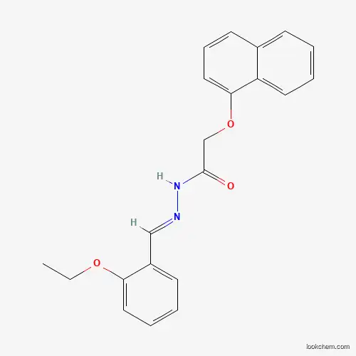 Molecular Structure of 302910-06-1 (N'-(2-Ethoxybenzylidene)-2-(1-naphthyloxy)acetohydrazide)