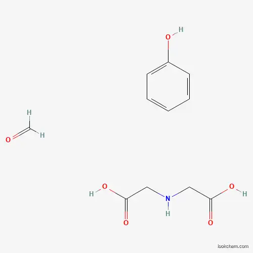 Molecular Structure of 53464-88-3 (2-(Carboxymethylamino)acetic acid;formaldehyde;phenol)