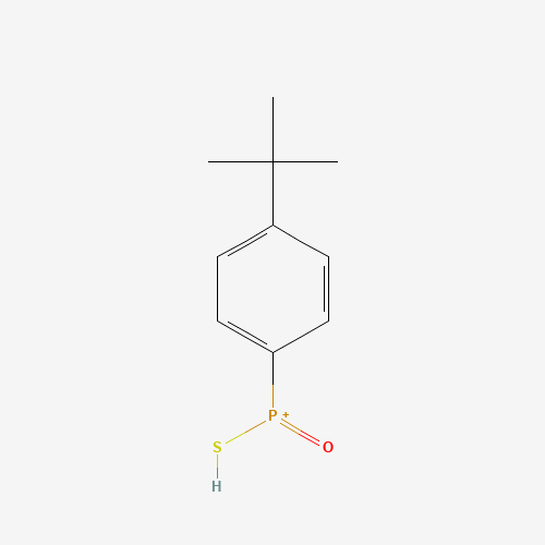 Molecular Structure of 194413-40-6 ((R)-tert-Butyl(phenyl)phosphinothioic acid)