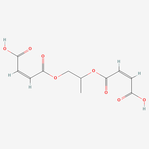 Molecular Structure of 128895-78-3 (2-Butenedioic acid (2Z)-, 1-methyl-1,2-ethanediyl ester)