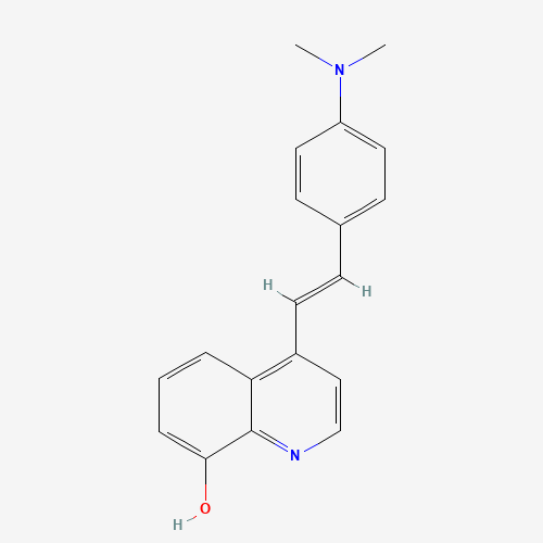 Molecular Structure of 1351448-85-5 (4-(2-(4-(Dimethylamino)phenyl)vinyl)-8-quinolinol)