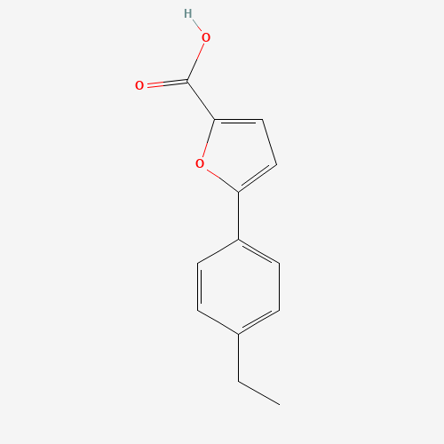 Molecular Structure of 1049122-13-5 (5-(4-Ethylphenyl)furan-2-carboxylic acid)