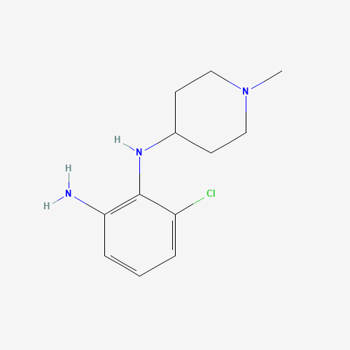 Molecular Structure of 1096891-92-7 (3-Chloro-N2-(1-methyl-4-piperidinyl)-1,2-benzenediamine)