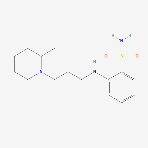 Molecular Structure of 1153316-85-8 (2-[[3-(2-Methyl-1-piperidinyl)propyl]amino]benzenesulfonamide)