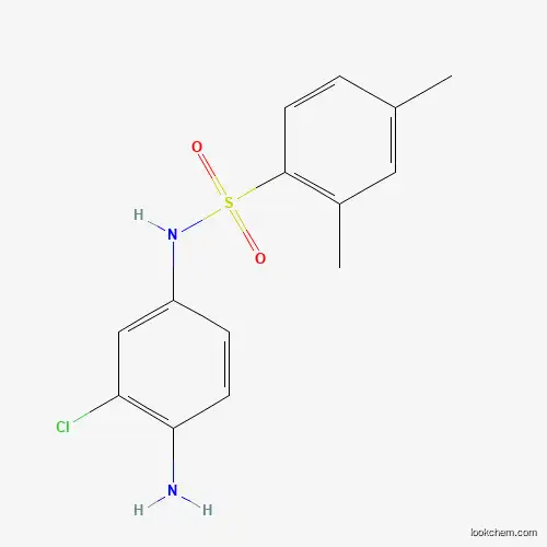 Molecular Structure of 1155546-09-0 (Benzenesulfonamide, N-(4-amino-3-chlorophenyl)-2,4-dimethyl-)