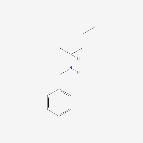 Molecular Structure of 1157130-40-9 ((Hexan-2-yl)[(4-methylphenyl)methyl]amine)