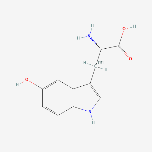 Molecular Structure of 126116-40-3 ((11C)5-Hydroxy-tryptophan)