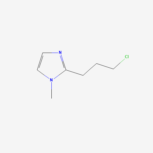 Molecular Structure of 136609-59-1 (2-(3-chloropropyl)-1-methyl-1H-imidazole)