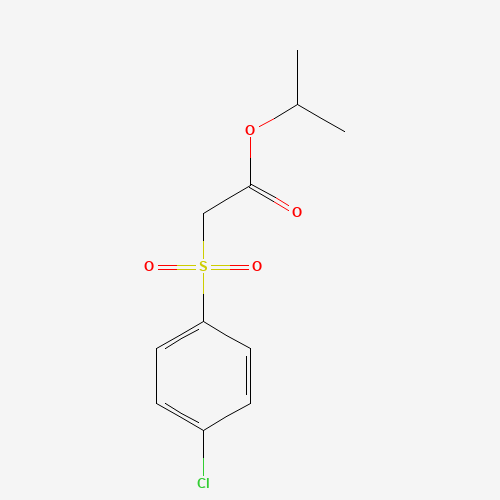 Molecular Structure of 136991-36-1 (4-Chlorophenylsulfonylacetic acid isopropyl ester)